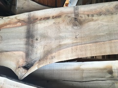 Nussbaum - Schnittholz franz. 54 mm 240 x 18 cm SX Edelholz